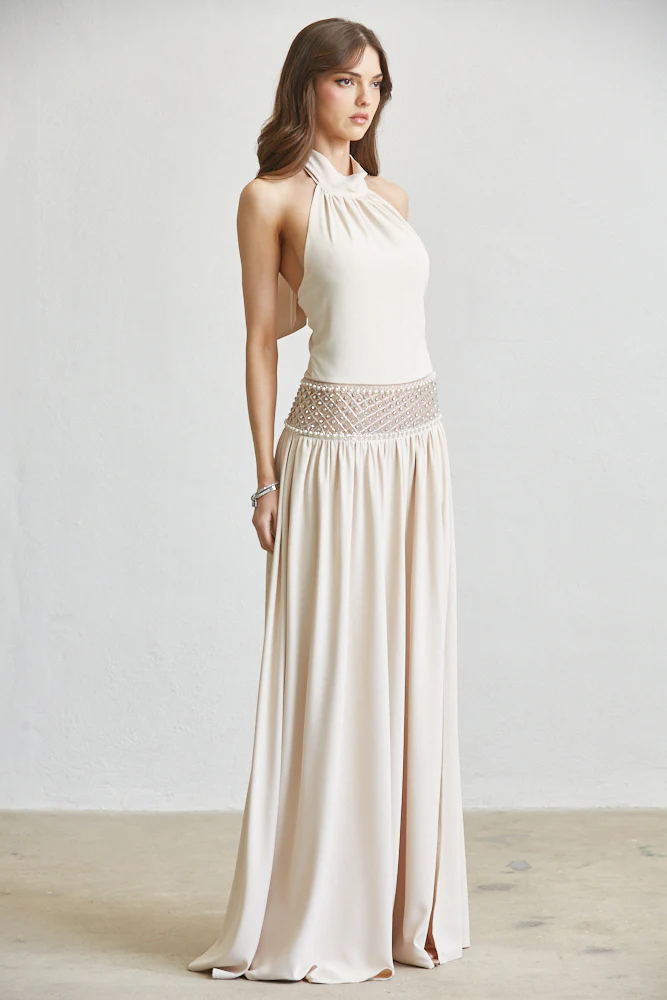 Champagne Pearl Dress