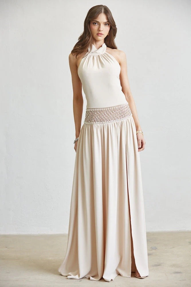 Champagne Pearl Dress